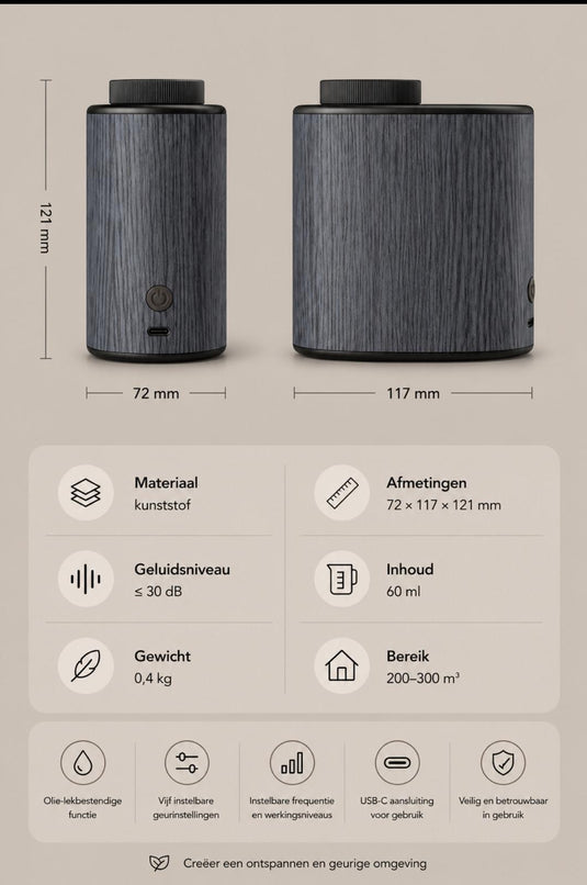Translation missing: nl.Aura 90 Fragrance Machine – Compact Aroma Diffuser for Small Spaces