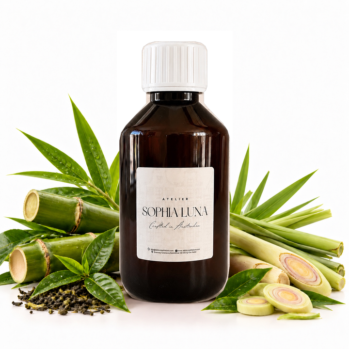 Bamboo Verde geurolie 250 ml van Atelier Sophia Luna voor aromadiffusers