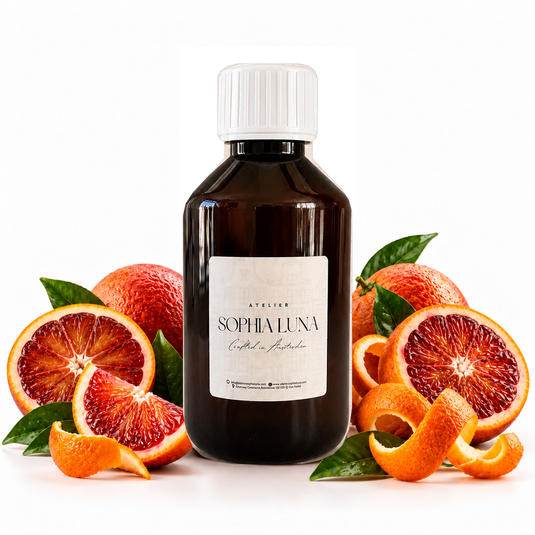 Crimson Orange geurolie 250 ml van Atelier Sophia Luna voor aromadiffusers