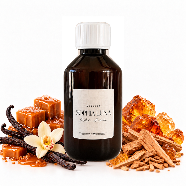 Dessert Pearl geurolie 250 ml van Atelier Sophia Luna voor aromadiffusers