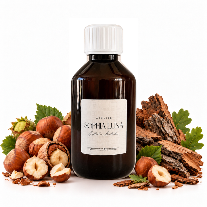 Hazelwood geurolie 250 ml van Atelier Sophia Luna voor aromadiffusers