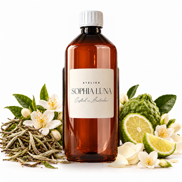 Ivory Essence geurolie 1000 ml van Atelier Sophia Luna voor aromadiffusers