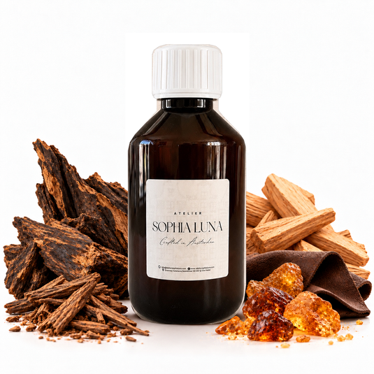 Royal Sandalwood Oudh geurolie 250 ml van Atelier Sophia Luna voor aromadiffusers