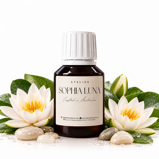 Geurolie Aqua Bloom van Atelier Sophia Luna, voor aroma diffuser.