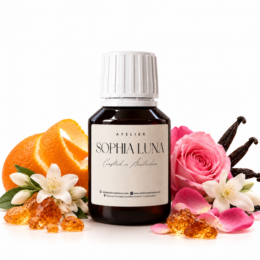 Geurolie Art of Love van Atelier Sophia Luna, voor aroma diffuser.