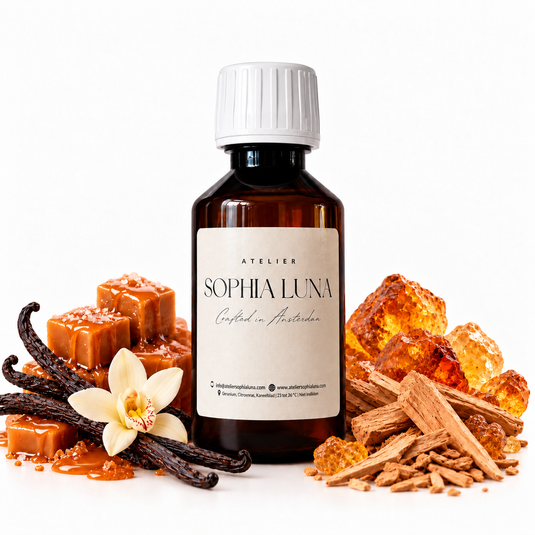 100 ml geurolie Dessert Pearl van Atelier Sophia Luna, voor aroma diffuser.
