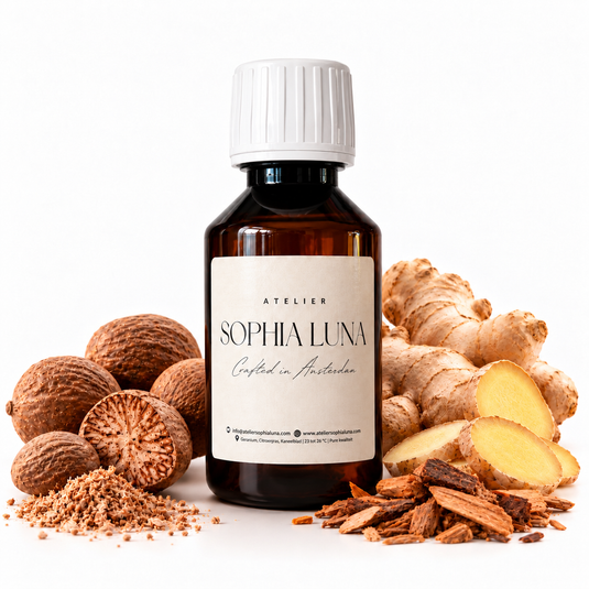 100 ml geurolie Golden Vice van Atelier Sophia Luna, voor aroma diffuser.