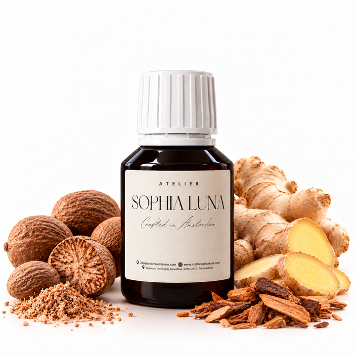 Geurolie Golden Vice van Atelier Sophia Luna, voor aroma diffuser.