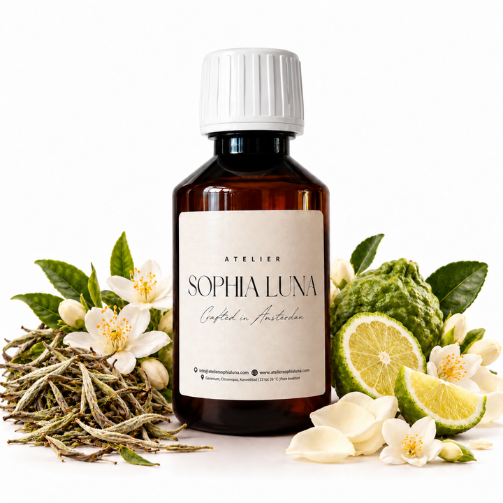 100 ml geurolie Ivory Essence van Atelier Sophia Luna, voor aroma diffuser.