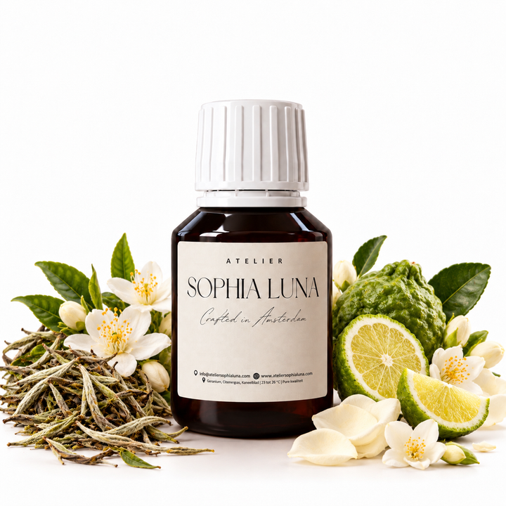 Geurolie Ivory Essence van Atelier Sophia Luna, voor aroma diffuser.