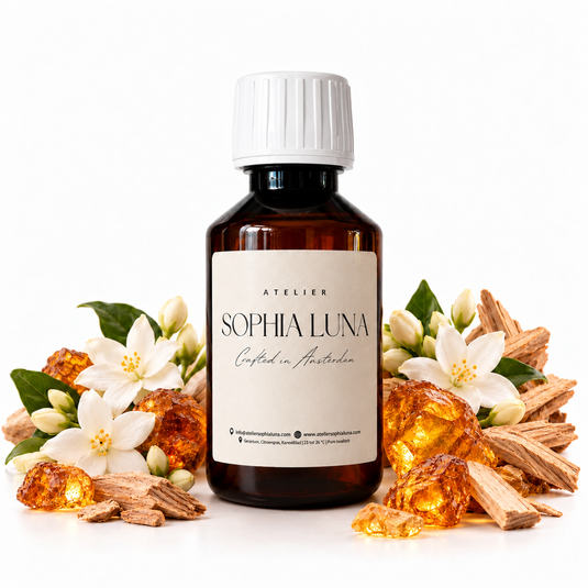 100 ml geurolie Opal Glow van Atelier Sophia Luna, voor aroma diffuser.