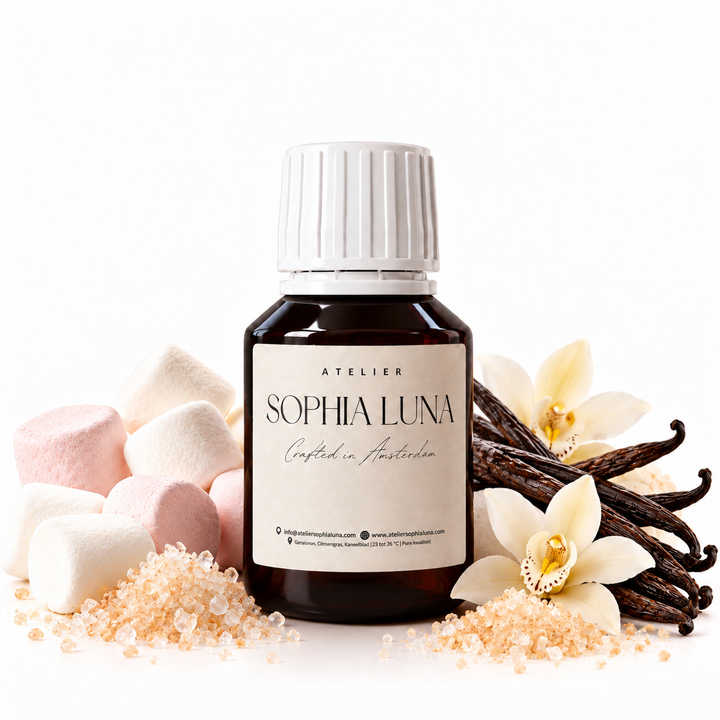 Geurolie Sugar Blush van Atelier Sophia Luna, voor aroma diffuser.