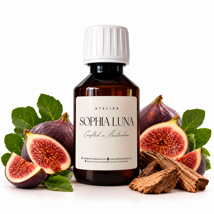 100 ml geurolie Velvet Fig van Atelier Sophia Luna, voor aroma diffuser.