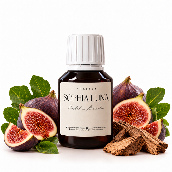 Geurolie Velvet Fig van Atelier Sophia Luna, voor aroma diffuser.