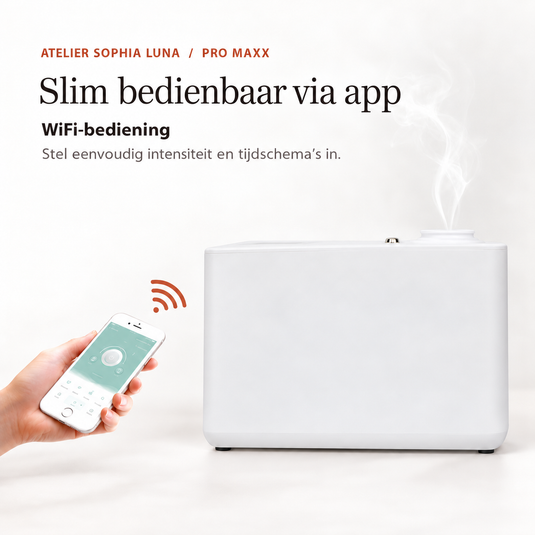 Witte Pro Maxx met slimme appbediening