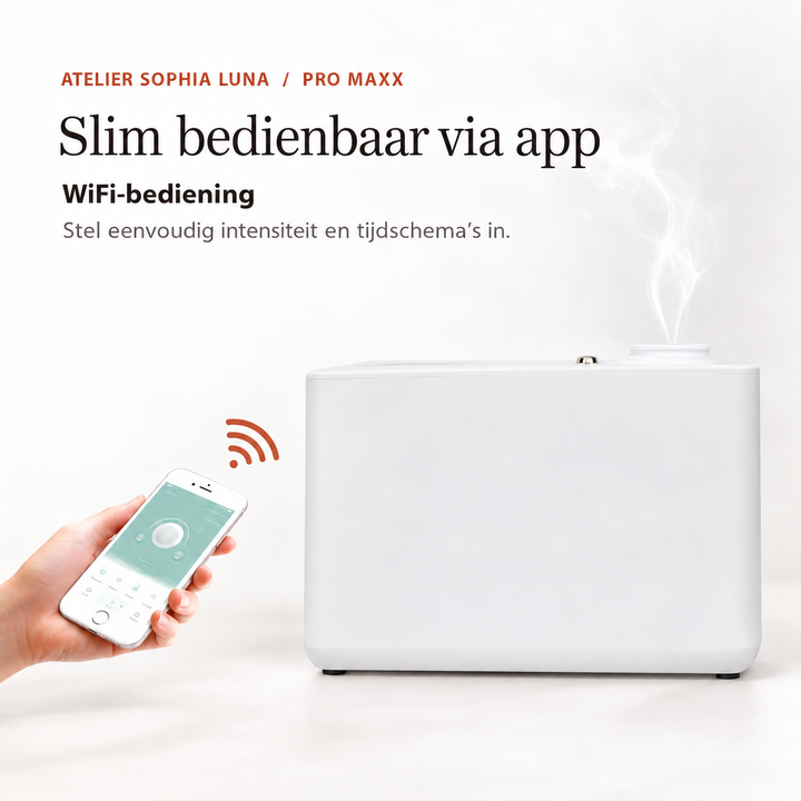 Witte Pro Maxx met slimme appbediening