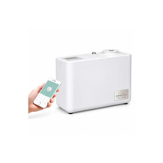 Witte Pro Maxx geurmachine met appbediening