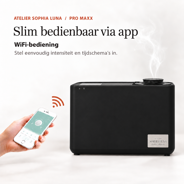 Zwarte Pro Maxx met slimme appbediening